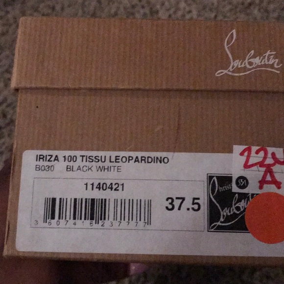 Christian Louboutin 100mm Leopardino heels - Picture 4 of 4